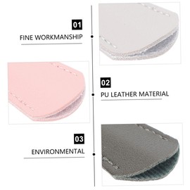 TEHAUX 4sets Eyebrow Scissor Cover Protective Case for Shears Scissors Protector Delicate Shear Cover Hair Cutting Tool 3pcs*4