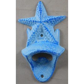 Cast Iron Wall Mounted Starfish Bottle Opener by GSM
