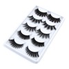Mikinona 5pair Thick Faux Eyelashes for Women Lightweight Reusable Dramatic