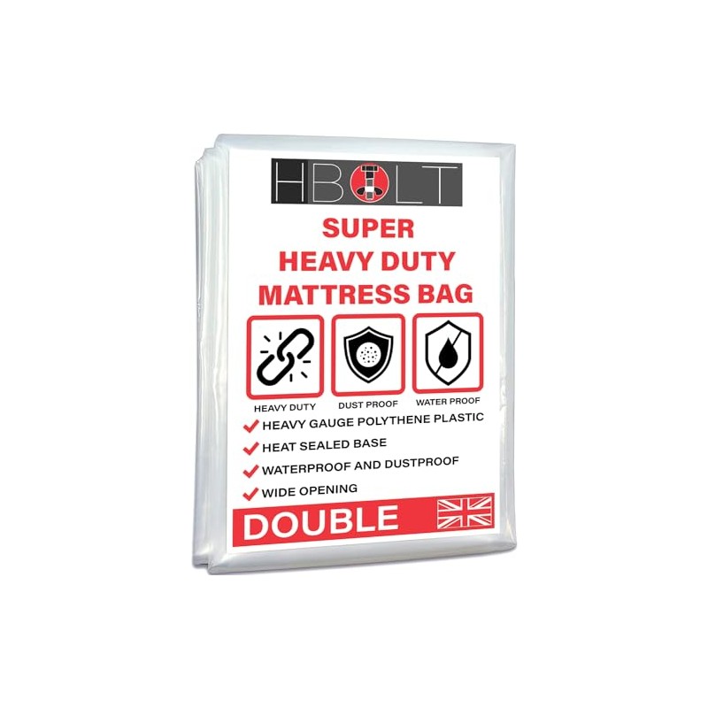 H-BOLT Heavy Duty, Reusable and Protective Mattress Storage Bag -