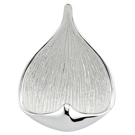 Vinani 2ABT-EZ Pendant Flower Leaf Matt Shiny 3D Sterling Silver 925, Sterling Silver, No Gemstone