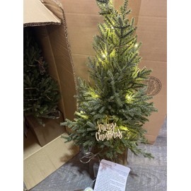 Merry Brite 23” Merry Brite Pre-Lit Christmas Tree PACK OF 2 WOW DEAL!