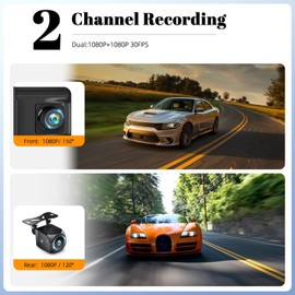 Mirror Dash Cam,11.26 inch Mirror Dash Cam Front and Rear Camera with Night Vision,Car Dashcam Driving Recorder with G-Sensor,Rearview Mirror Backup Camera Loop Recording,Parking Monitor