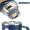 Stainless Steel Thermo 700ml/23.7oz Vacuum Insulated Bottle with Cup for