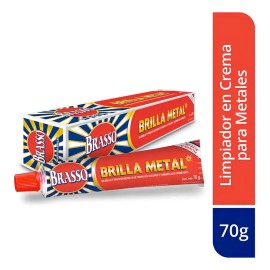 Crema Brasso Brilla Metal En Tubo Depresible De 70 Gramos