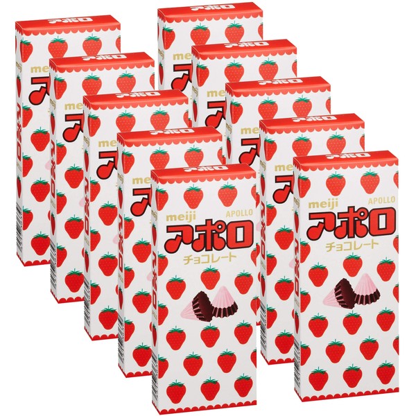 Meiji Candy - Strawberry Chocolate Flavor 10 boxes