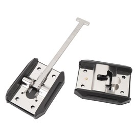 Masyrt Motorhome Trailer T Style Stainless Steel Door Holder Snap and Retaining Hooks for Outside Entrance Door for Motorhomes and Trailers (6")