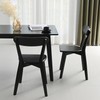 DELAVIN Soild Wood Dining Chairs Set of 2, Oak Wood