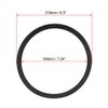 uxcell Black 8 Inch EVA Foam Speaker Edge Surround Rings
