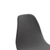 Fenteer Armless Shell Chair Seat Cover Washable Removable Modern Ritual
