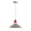 Satin Nickel Ceiling Pendant Light Adjustable Industrial Hanging Lamp Vintage
