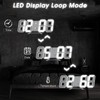 DSLIHA 3D Digital Alarm Clock for Bedrooms, LED Desk USB