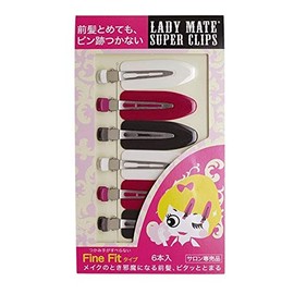 Evermate Ready-Mate Super Clip FIne-fit 6 Pieces, Black, 1 Bag