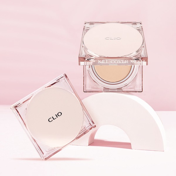 Clio Kill Cover Mesh Glow Cushion [Main Product + Refill] - Recently Arrived/R, No. 03 Linen