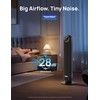 Dreo Tower Fan for Bedroom, 25ft/s Velocity Quiet Floor Fan,