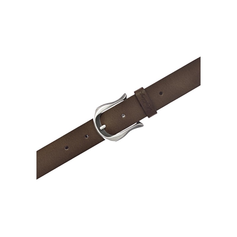 MUSTANG Women's Genuine Leather Belt, brown