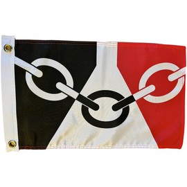 NWFlags Black Country Flag 18" x 12" 75d Premium Polyester | Polyester 1.5x1 foot material flag with 2 Eyelets
