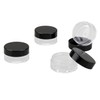 Tabanzhe 4PCS 10 Gram Sample Pots,Travel Clear Cosmetic Containers Jars