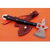 Damascus Steel Cabin Axe, 12 Inches Long Hand Forged rain
