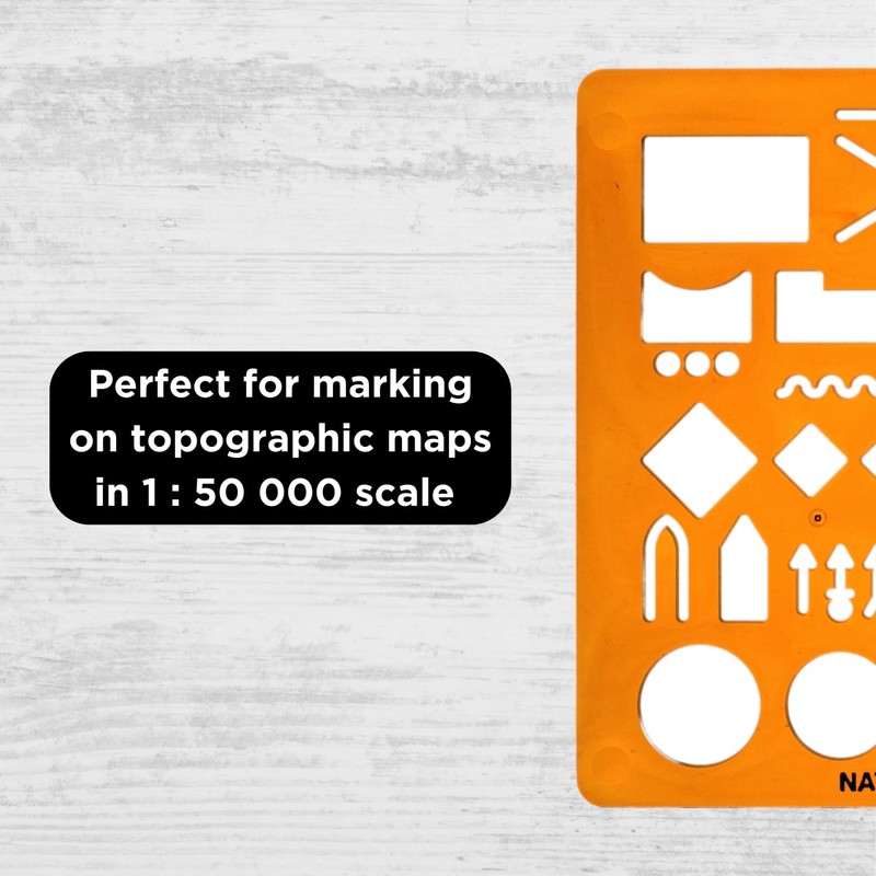 Nato Army Military Map Marking Stencil Series 2