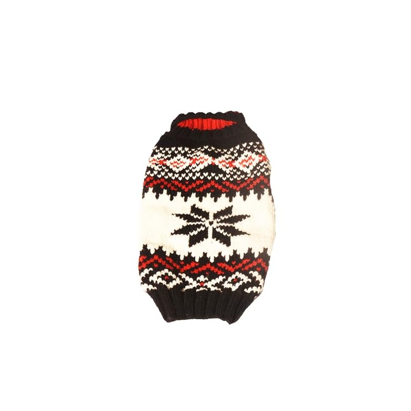 Chilly Dog Navy Vail Dog Sweater (Medium)