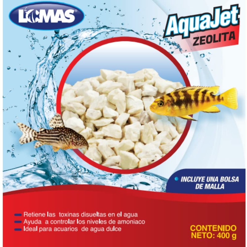 Lomas Zeolita 400 G. para Acuarios de Agua Dulce -