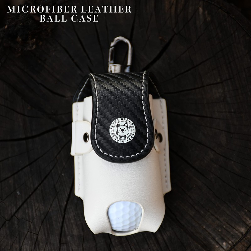 YUPPY QUOKKA Golf Ball Case, Premium Quality Microfiber Leather, Like