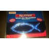 Superior Bling Blue Crystal Christian Ichthus Fish Sparkle car diamond