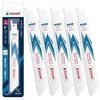EZARC Reciprocating Saw Replacement Blades, Total Length: 5.9 inches (150