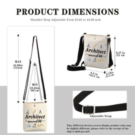 Architecture Gifts Architecture Student Gift Architect Survival Kit Zipper Pouch Funny Makeup Bag for Architects (Architect CB EU)