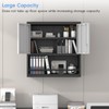 STEELIST Metal Cabinet Wall Mounted, Garage Storage Cabinet Heavy Duty,