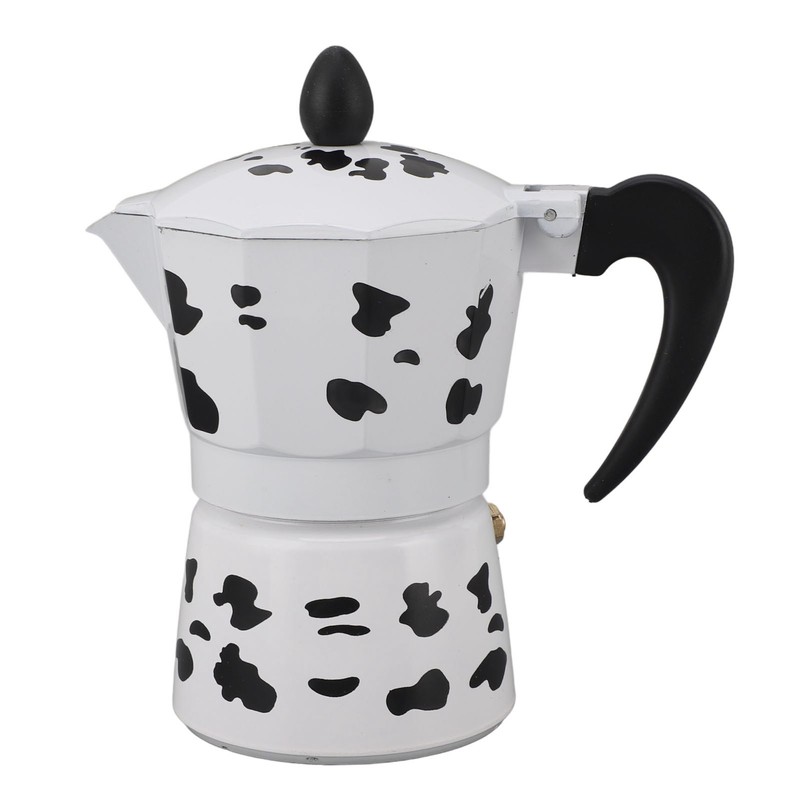 Milk Cow Color Moka Pot Aluminum Coffee Pot Coffee Maker