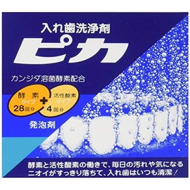 Pika Denture Cleaning 28 Tablets + 4 Packets