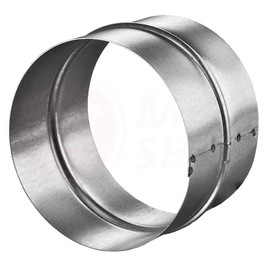 MKK® PVC Aluminium Flex Round Pipe Connector Nipple Spiral Duct Pipe Ventilation Diameter 200 mm