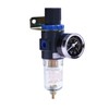 1/4" NPT Air Filter Pressure Regulator, Water-Trap Air Tool Compressor