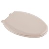 American Standard 5257A65MT.021 Cardiff Slow-Close Elongated Front Toilet Seat, Bone