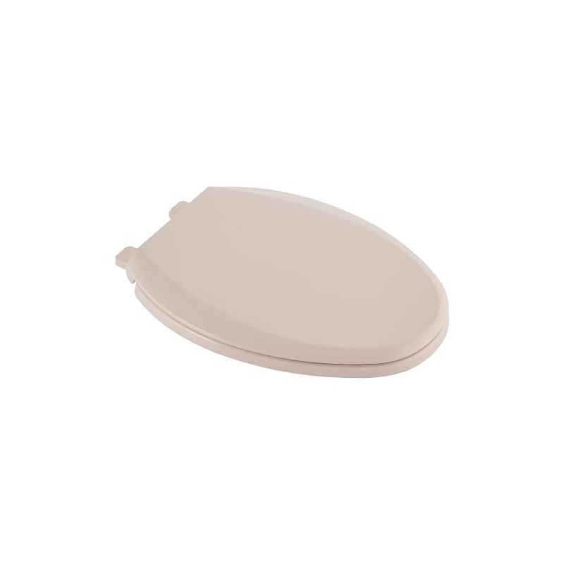 American Standard 5257A65MT.021 Cardiff Slow-Close Elongated Front Toilet Seat, Bone