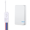 Wireless Lights Switch Kit,USUPERINK 16A Mini Remote Light Switch Receiver,No