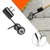 tooloflife Adjustable Manual Weeder with Wheel for Moss and Weeds