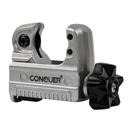 CONQUER Quick Adjust Tubing Cutter 1/8-inch to 7/8-inch (3-22mm) Pipe Cutter, Mini Tube Cutter, Copper Cutter, Heavy Duty Mini Pipe Cutter