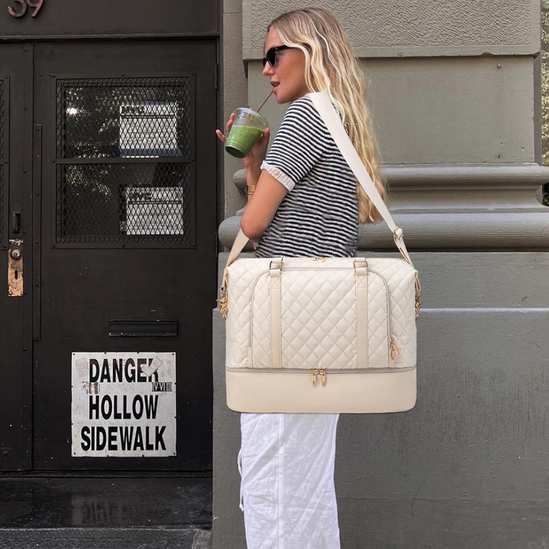 CAMTOP Women Ladies Travel Weekender Bag Overnight Duffel Carry-on Tote