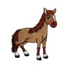 Cute Horse Patch , Animal Patch, Horse Patch, Cartoon Patch,