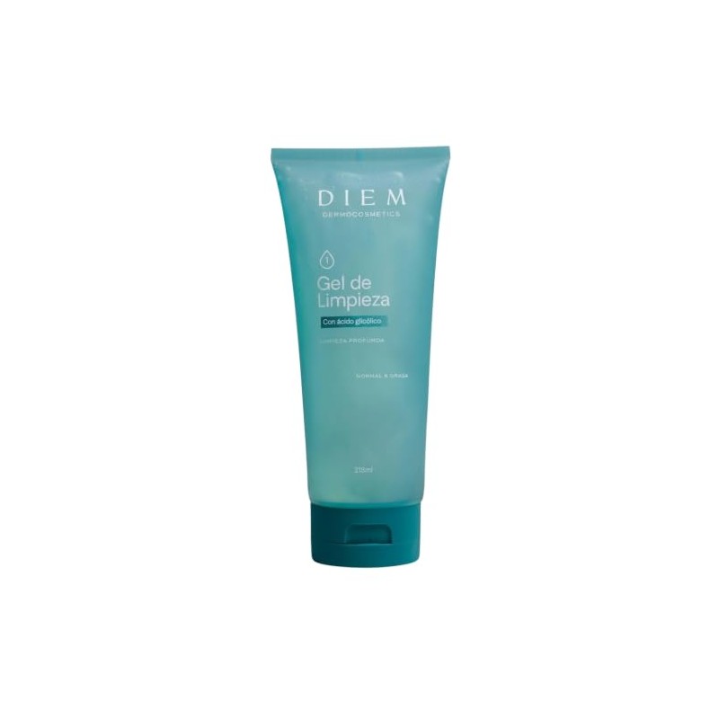 DIEM Gel Limpiador Facial Ácido Glicólico Piel Mixta a Grasa