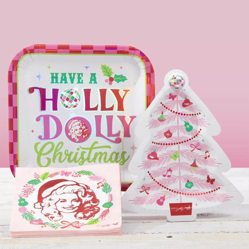 Dolly Parton Holly Dolly Christmas 2 Ply Paper Lunch Napkins