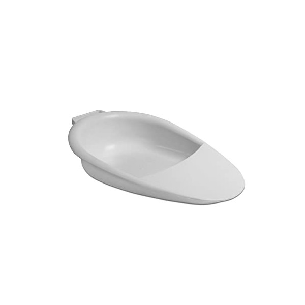 PEPE - Bedpans for Men, Ladies Urinal Bed Pan, Commode Bed Pan for Elderly, Bed Urinal Unisex, Fracture Bedpan, Female Bed Pan with Handle, Portable Bedpan, Male Bedpan White.