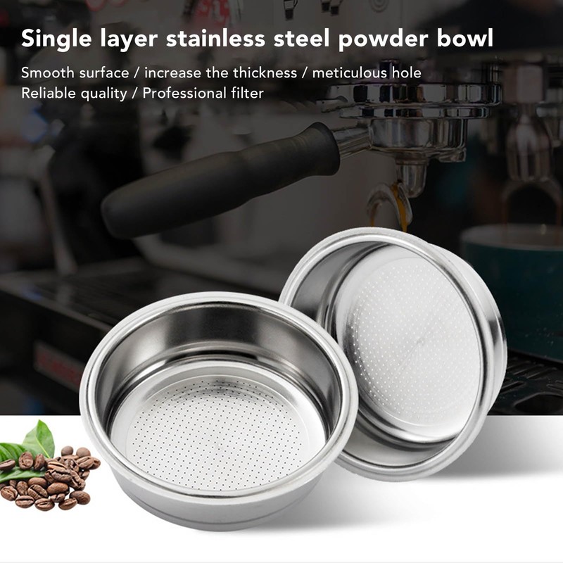 Fdit Coffee Filter Basket, 51mm Non Pressurized 1 Cup Coffee