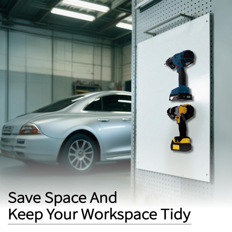 Vakonyx Drill Holder, Heavy Duty Steel Drill Dock Wall Mount,