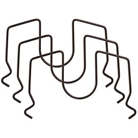 Toplife Braun 3 Extra Dividers for Pan Holder, Metal, Kitchen Shelf, 21 cm (Depth) x 13.3 cm (Height), Brown