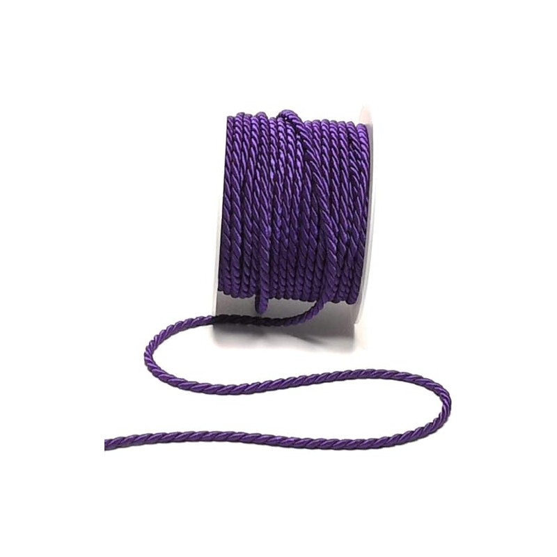 s.dekoda Cord 15 m x 4 mm Purple Twist Cord