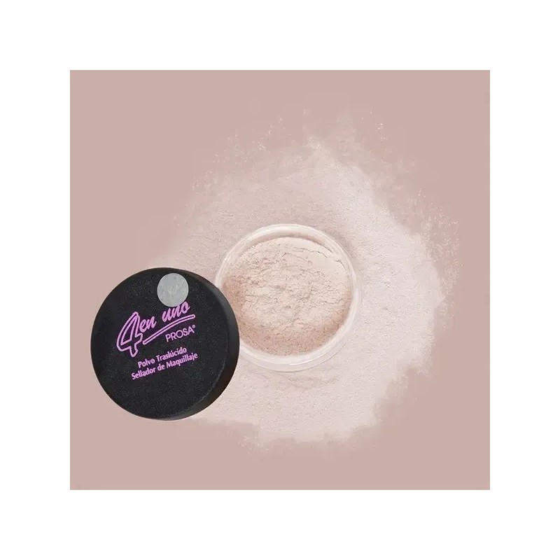 Polvo Traslúcido Prosa Natural de 15g para Sellar Maquillaje de